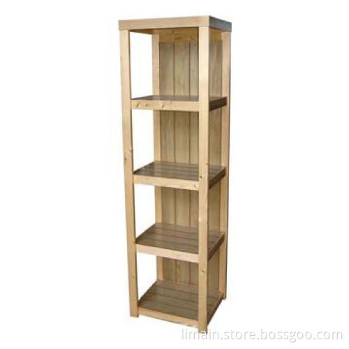 Shoe Rack, Available in Black Color and Can be Customized, Sized 19 1/4 x 15 3/4 x 55 7/8-inch